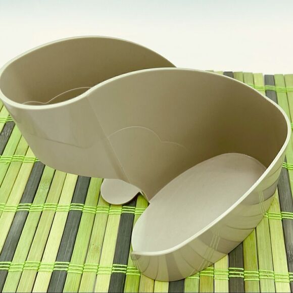 Vintage Tupperware “Open House” Tabletop Condiment Salt&Pepper Napkin Holder - Picture 4 of 11